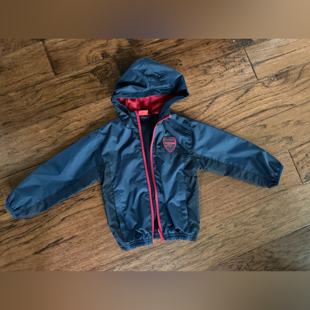Arsenal Red and Navy Rain Jacket